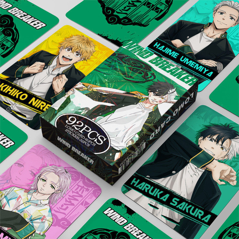 Wind Breaker Lomo Cards (60 Cards + 32 Stickers)