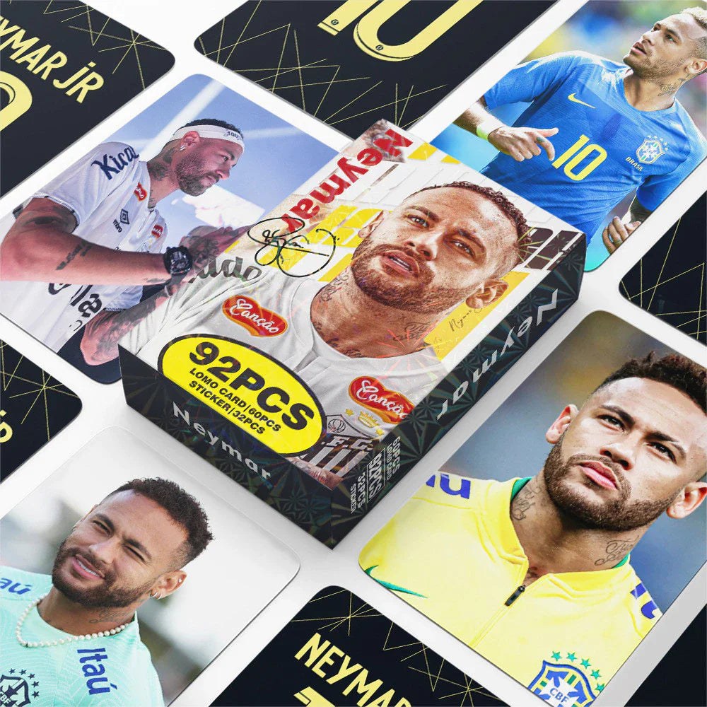 Neymar Lomo Cards (60 Cards + 32 Stickers)