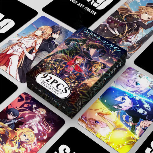 Sword Art Online Lomo Cards (60 Cards + 32 Stickers)