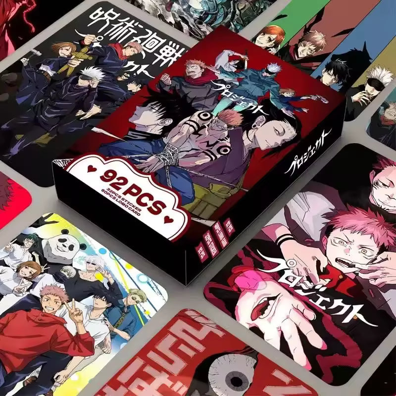 Jujutsu Kaisen Lomo Cards (60 Cards + 32 Stickers)