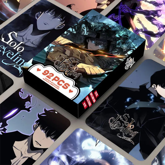 Solo Leveling Lomo Cards (60 Cards + 32 Stickers)