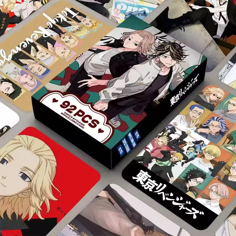 Tokyo Revengers Lomo Cards (60 Cards + 32 Stickers)