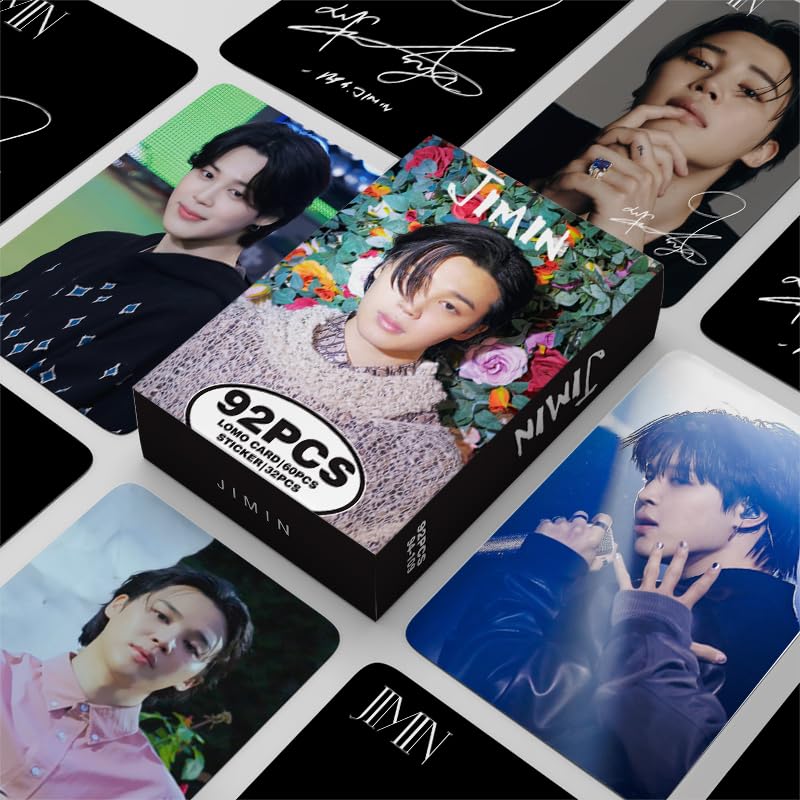 Jimin (BTS) Lomo Cards (60 Cards + 32 Stickers)