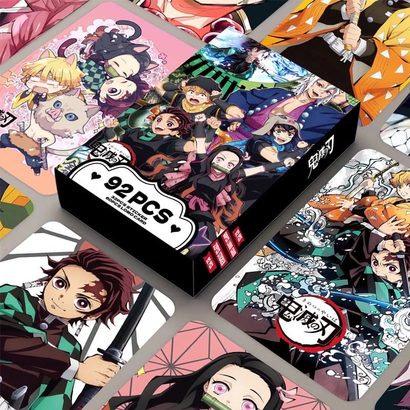 Demon Slayer Lomo Cards (60 Cards + 32 Stickers)
