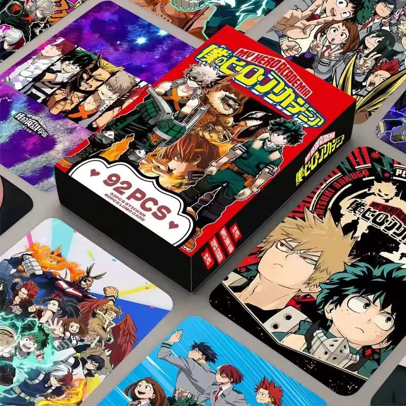 My Hero Academia Lomo Cards (60 Cards + 32 Stickers)