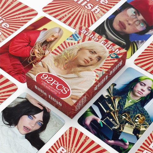 Billie Eilish Lomo Cards (60 Cards + 32 Stickers)